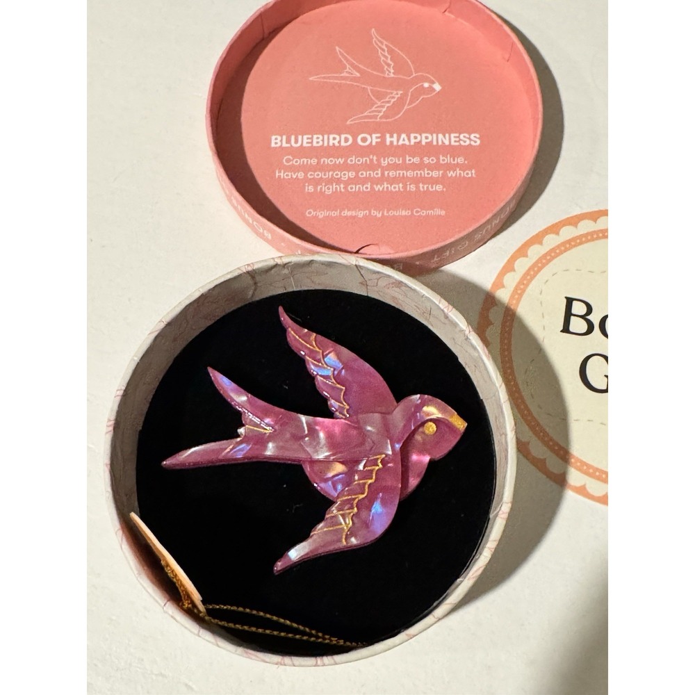 Erstwilder Bluebird of Happiness Brooch-15th Birthday NWT 2026